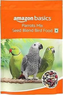 Mix Seed Bird Food for Parrots, African Grey Parrot, Sun Conure, Macaw, Lovebird & Alexander | Bird Food for All Life Stages (1 kg)