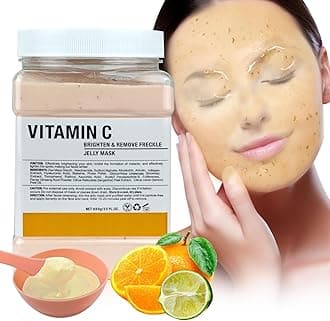 Jelly Mask for Facials Professional, Hydrating & Moisturizing Peel-Off Natural Gel Face Mask SkinCare, Professional Spa Use Jelly Face Masks, Deep Hydration & Glow 23 Fl Oz (VC)