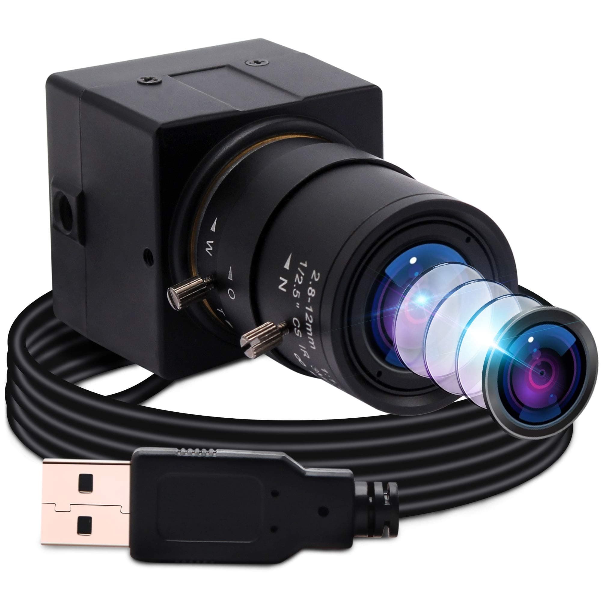 0.01 Lux Webcam 1080P Wide Angle Mini Camera