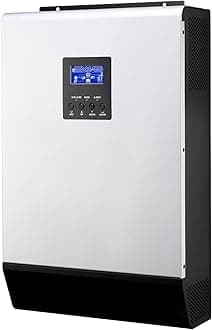 Iconica 5000W 48V hybrid pure sine wave inverter with 80A MPPT solar charge controller, 60A mains battery charger & UPS - for off-grid or remote areas without power or with unstable electricity supply