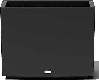 Veradek Block Series Medium Indoor/Outdoor Span Planter (24" H x 12" W x 30" L, Black)