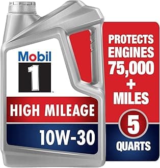 1 (120770) High Mileage 10W-30 Motor Oil - 5 Quart