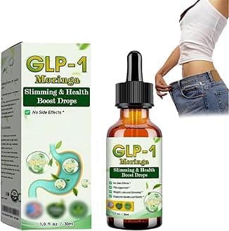 HHVB GLP-1 Health Boost Drops,HHVB GLP-1 Moringa & Health Boost Drops,HHVB Organic Moringa GLP-1,GLP-1 Supplement Drop for Women and Men,Firming Skin and Body Shaping Care (1)