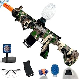 Gel Ball Blaster,Splatter Blasters, with Auto and Manual Dual Mode,Outdoor Team Games Gel Ball Blaster - Ages 14+