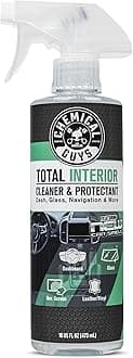 Total Interior Cleaner & Protectant - New Car Scent, Car Cleaning Spray, Cleans and Protects Leather, Vinyl, Plastic, Rubber, and Glass, Safe for Trucks, SUVs, Jeeps, RVs & More - 16 oz