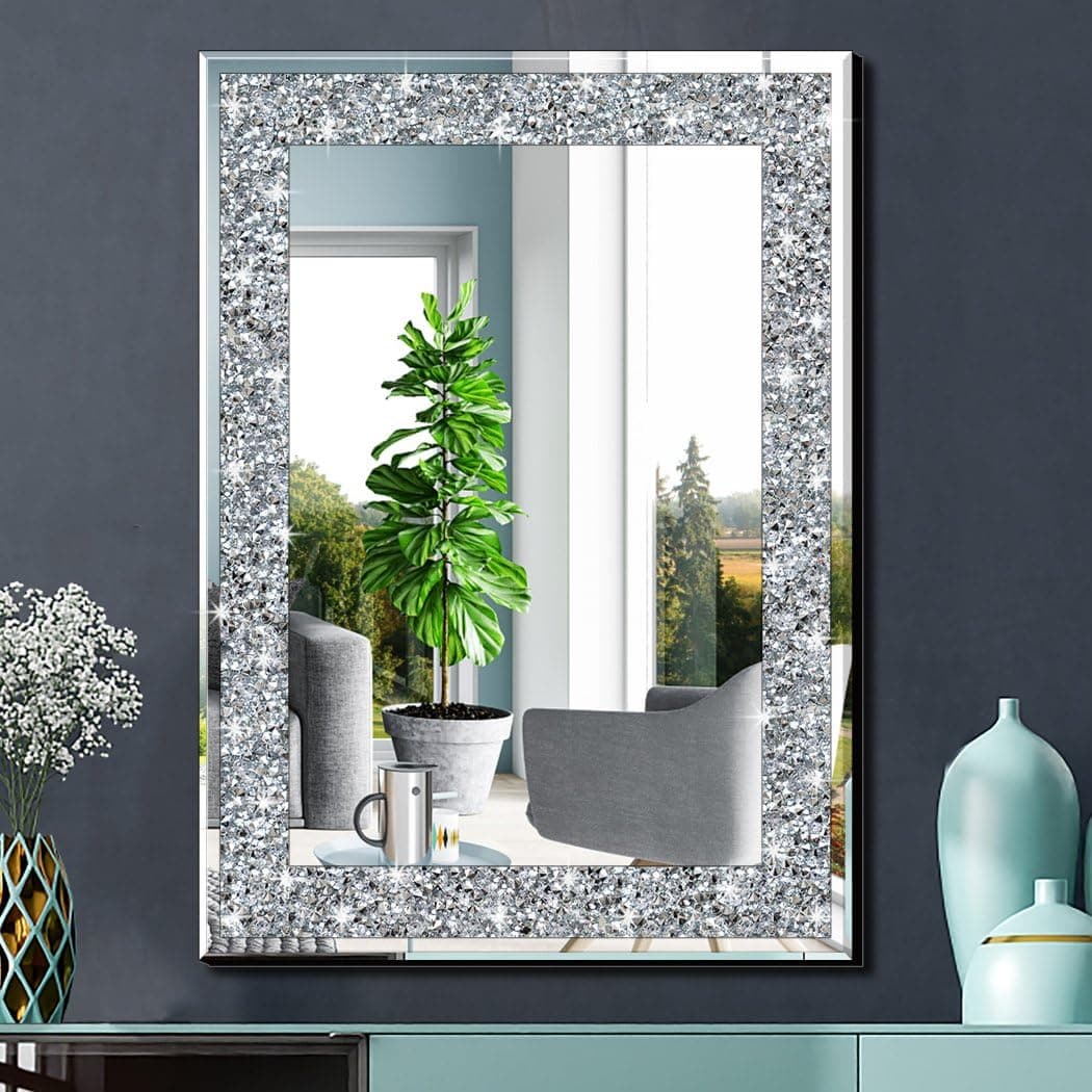 Rectangle Diamond Mirrors