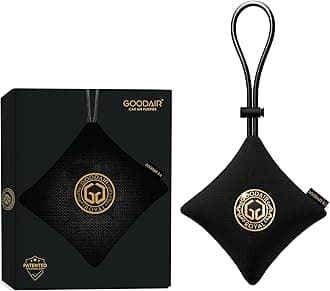 GOODAIR Royal Premium Non-Electric Car Air Purifier | Super Black | Activated Carbon Technology for 24/7 Air Protection | Certified to Absorb Toxic Gases | Elegant Handcrafted Design