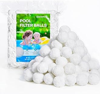 AQUASTRONG Pool Filter Balls for Sand Filters, 4.59 lbs Reusable Pool Sand Filter Balls (Replaces 150 lbs of Sand), Efficient Water Filtration Pool Filter Balls for Swimming Pools, Filter Pumps
