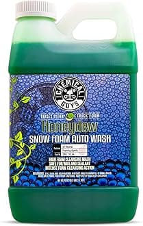 CWS_110_64 Honeydew Snow Foam Car Wash Soap (Works with Foam Cannons, Foam Guns or Bucket Washes) Safe for Cars, Trucks, Motorcycles, RVs & More, 64 fl oz (Half Gallon), Honeydew Scent