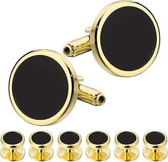 - Fashion Mother-of-Pearl Tuxedo Shirt Button and Cufflink Set, Specially Designed for Wedding Business