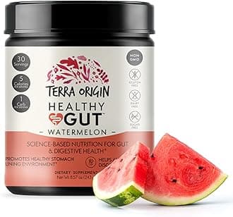 - Healthy Gut Watermelon | 30-Servings with L-Glutamine, Zinc, Glucosamine, Slippery Elm Bark, Marshmallow Root and More!