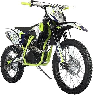 X-PRO 250cc Dirt Bike with LED Light Zongshen Engine Pit Bike Gas Dirt Bikes Adult Pitbike, Big 21"/18" Wheels!