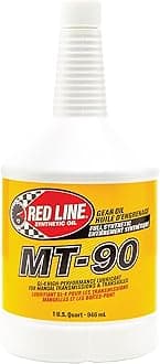 50304 MT-90 75W-90 GL-4 Manual Transmission and Transaxle Lubricant (MTL)- 1 Quart (12 Pack)