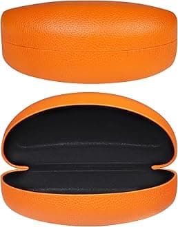 Hard Shell Sunglasses Case,Classic Large Glasses Case for Sunglass,Eyeglasses with Cleaning Cloth,Pouch