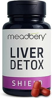 Meadbery Liver Detox Milk Thistle Extract Detox Supplement For Men And Women With 600Mg Of Silybum Marianum For Healthy Liver Helps in Cleanse Liver Natural Fatty Liver Support 60 Vegetarian Tablets