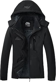 Womens Winter Coats Waterproof Ski Jacket Warm Snow Jackets Windproof Windbreaker Hooded Raincoat