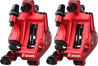 ZOOM Hydraulic Disc Brake Calipers: HB-100 MTB Bike Disc Brakes Front & Rear Caliper Set for Mountain, Road Bicycle and E-Bike