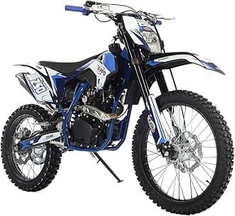 X-PRO 250cc Dirt Bike with LED Light Zongshen Engine Pit Bike Gas Dirt Bikes Adult Pitbike, Big 21"/18" Wheels!