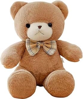 Teddy Bear Plush Toy, 12 inch Teddy Bear Stuffed Animal Birthday for Kids Girl Friends(Brown)