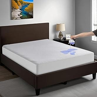 Waterproof Mattress Protector- 100% Cotton Terry 120GSM with Elasticized Deep Pocket for Perfect Fit, Size: Super King 200 x 200 cm, Total Protection from Spills and Mattress Soil