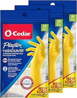 Playtex Handsaver Reusable Rubber Gloves (Medium, Pack - 3)