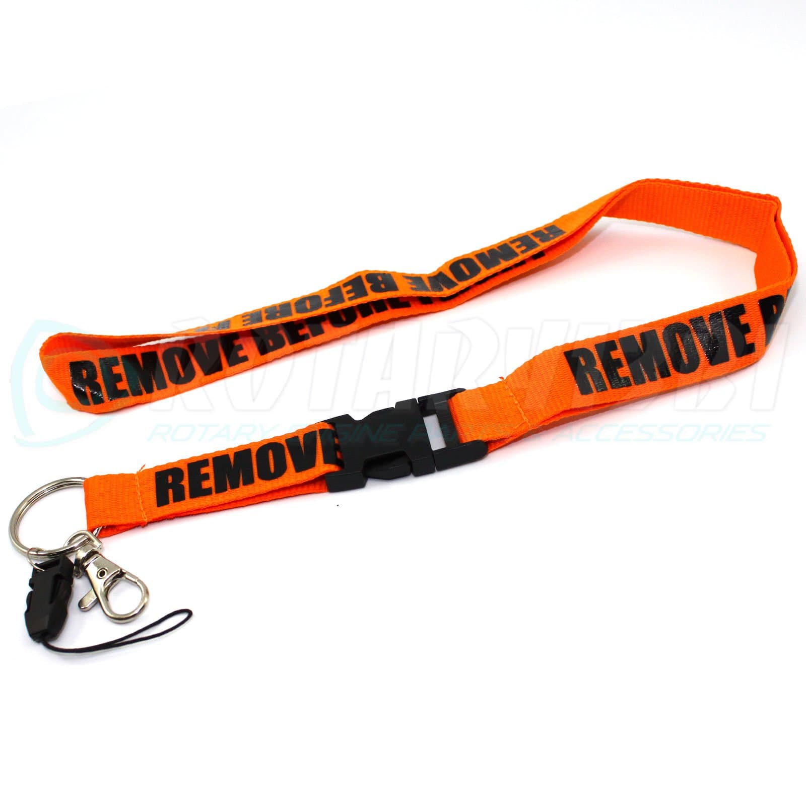 Remove Before Flight Lanyard - Orange/Black