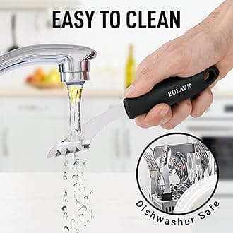 Zulay Kitchen 2-in-1 Jalapeno Corer Tool - Stainless Steel Pepper Seed Remover Tool with Serrated Edges & Soft Rubber Handle - Jalapeno Pepper Corer Seed Remover - Pepper Seed Remover Tool