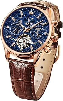 Men's Casual Fashion Waterproof Gold Stainless Steel Band Quartz Gold Watches Gifts for Men