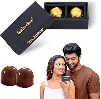 Kalories Intimacy Chocolate|Elevate Mood,Enhances Stamina And Amplifies Sensory Experience|Romantic Chocolate For Couples|Wedding,Honeymoon|Guilt Free Dark Chocolates (Pack Of 2), 100 Gram