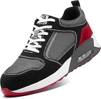 Safety Shoes Steel Toe Lightweight Work Sneakers for Men and Women Kevlar Midsole Slip Resistant Industrial Footwear