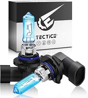 TECTICO HB3 9005 Headlight Bulbs 12V 65W Warm White +130% Ultra Super Bright Fog Light DRL Car Halogen Upgrade Replacement, 2 Lamps