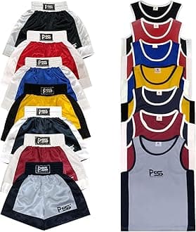 Prime Sports Shop Ultimate Kids Boxing Uniform Set of 2 Pieces Light Weight Breathable And Comfortable Fabric Boxing Student Uniform for ages 3-14 Comes In 7 Elegant Colours