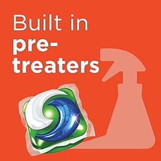 Tide PODS Liquid Laundry Detergent Soap Pacs, 4-n-1 Ultra Oxi, HE Compatible, 57 Count, Built in Pre-treater for Stains