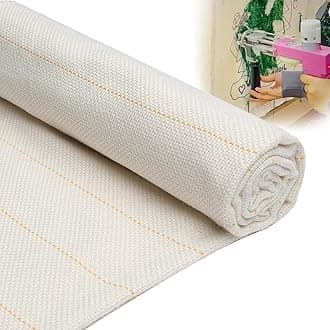 39 x 39 Inches Premium Primary Tufting Cloth with Marked Lines, Monk Cloth for Rug-Punch, DIY Punch Needle Carpet Making Supplies