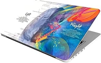 Laptop Skin Stickers HD Quality Sticker for Laptops Upto 15.6" Compatible with Apple/Dell/HP/Lenovo/Acer/Asus/Sony (Dustproof|Waterproof|Scratchproof|Reusable) - LR BL EDS