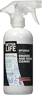 Better Life Natural Granite and Stone Cleaner, Pomegranate Grapefruit, 16 Ounces, 24117