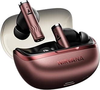 Boat Nirvana Zenith Pro, 50dB Hybrid Adaptive ANC, Spatial Audio, Hi-Res Audio LDAC, 6Mics AI-ENx, 80 Hrs Battery, Bluetooth Earbuds, TWS Ear Buds Wireless Earphones with mic (Crimson Red)