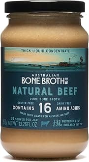 ABBCo Natural Beef Bone Broth Concentrate – 390g – Made in Australia from Australian Beef Bones