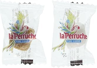 La Perruche brown and white sugar cubes individually wrapped 2.5 kilograms