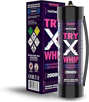 TryXWhip 3.3L Whipped Cream Chargers 2000g Whip Cream Charger Cylinder 1 Tank