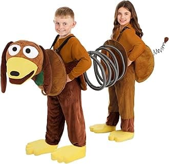 Pixar Kid's Toy Story Slinky Dog Costume, Disney Movie Halloween Costume for Boys and Girls