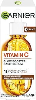 Garnier Vitamin C Night Serum Against Dark Spots, For All Skin, Face Serum with Niacinamide and Salicylic Acid, Anti-Dark Spot Serum, SkinActive, 1 x 30 ml