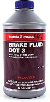 Honda Genuine Fluid 08798-9008 DOT 3 Brake Fluid - 12 oz.