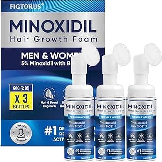 5% Minoxidil Foam, Minoxidil for Men Foam, Minoxidil for Women Hair Growth, Minoxidil for Men and Women. (6 Ounce)