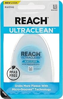 Listerine Ultraclean Floss, Mint, 30 yd