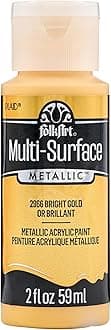 multisurface metallic paint, 2 oz, Bright Gold