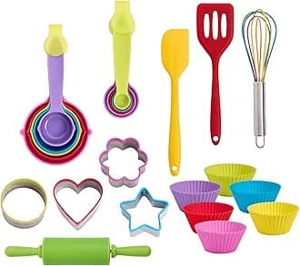Mrs. Anderson's Baking Kids Set, Food Safe, Professional Materials, 24-Piece Set
