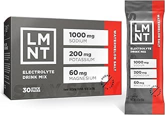 LMNT Zero Sugar Electrolytes - Watermelon Salt | Drink Mix | 30-Count