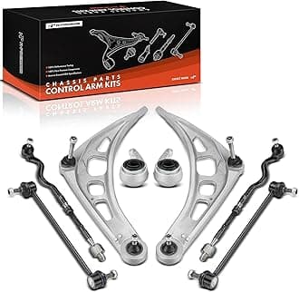 A-Premium 8Pcs Front Suspension Kit, Lower Control Arm & Bushing, Sway Bar Link, Inner Outer Tie Rod End, Compatible with BMW E46-1999-2008-318i 323Ci 323i 325Ci 325i 328Ci 328i 330Ci 330i Z4