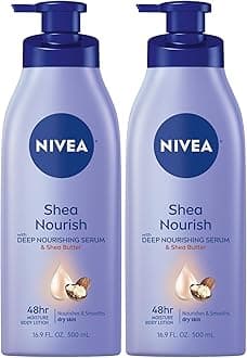 NIVEA Shea Daily Moisture Body Lotion, 16.9 oz (Pack of 2)